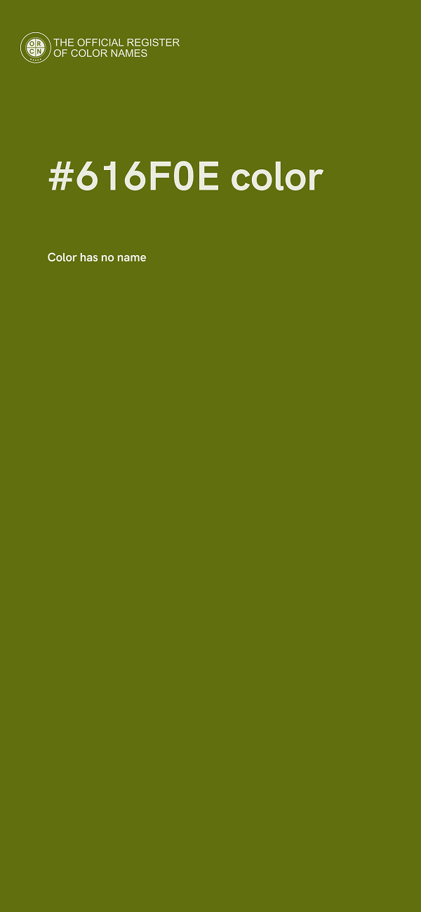 #616F0E color image