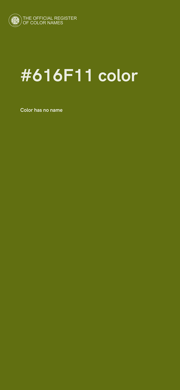 #616F11 color image