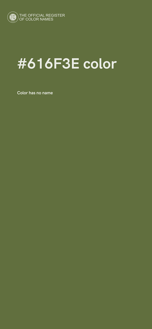 #616F3E color image