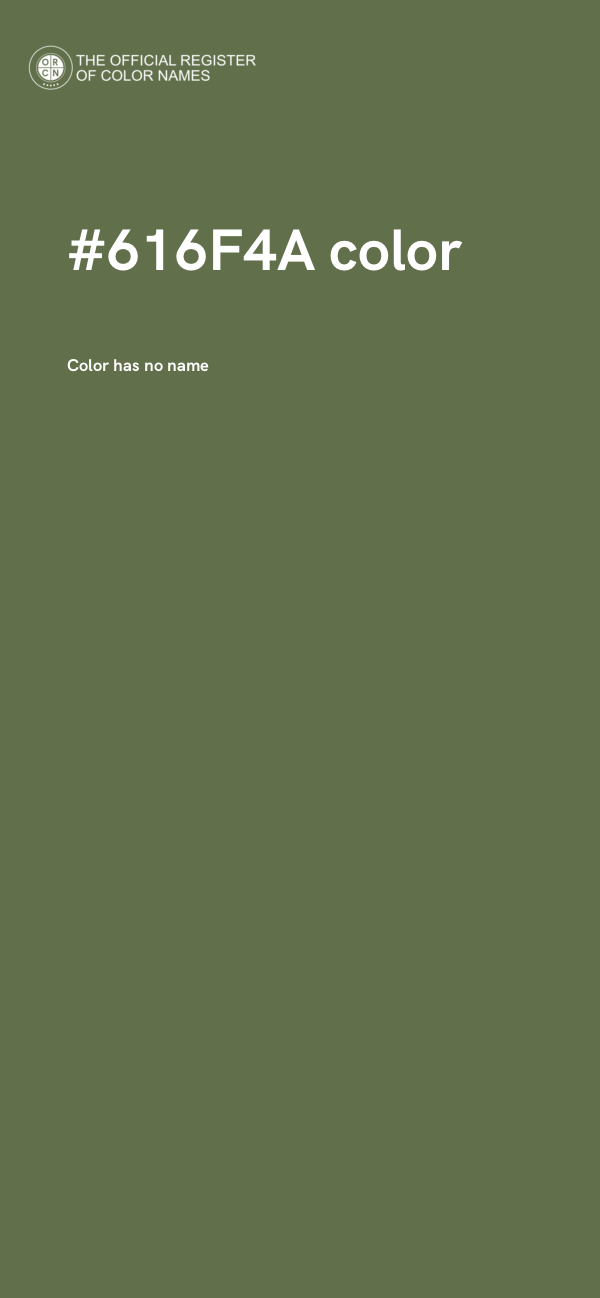 #616F4A color image