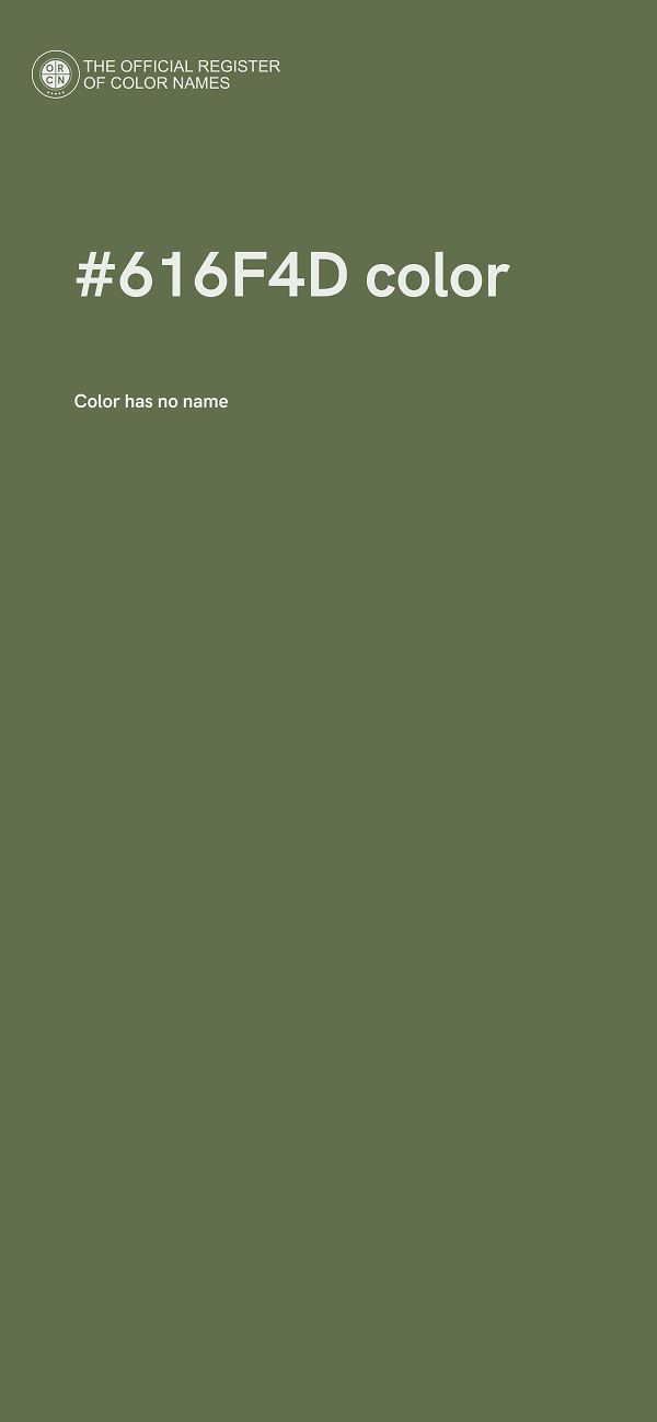 #616F4D color image