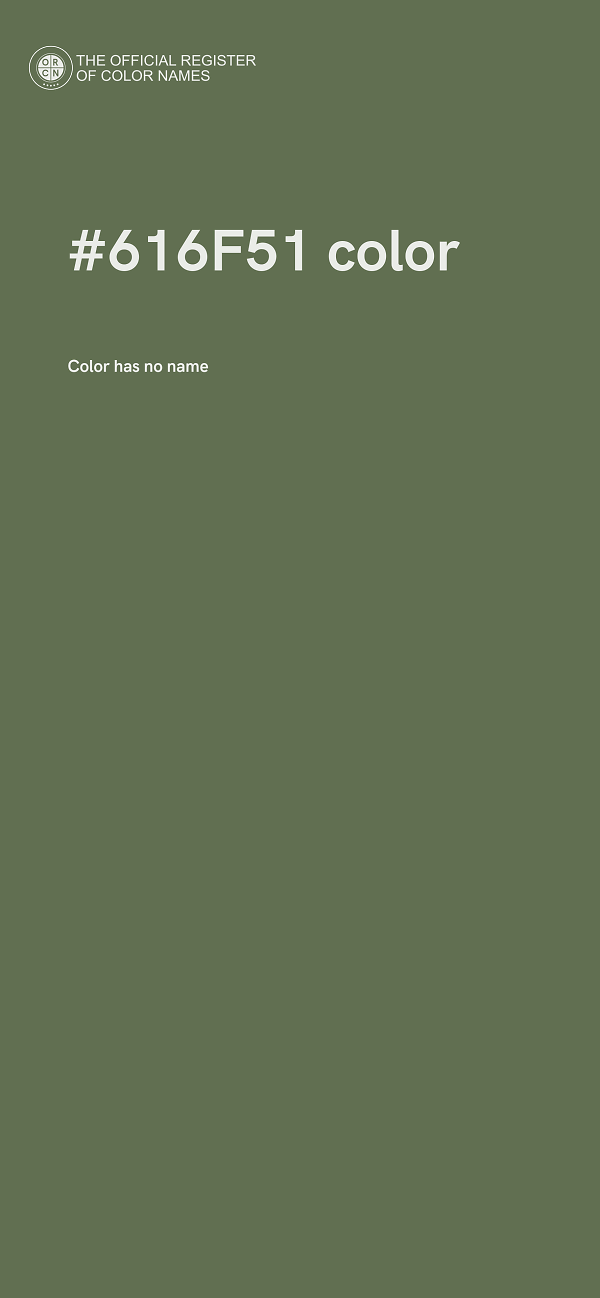 #616F51 color image