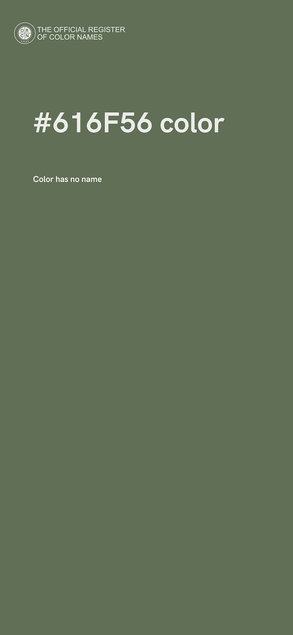 #616F56 color image