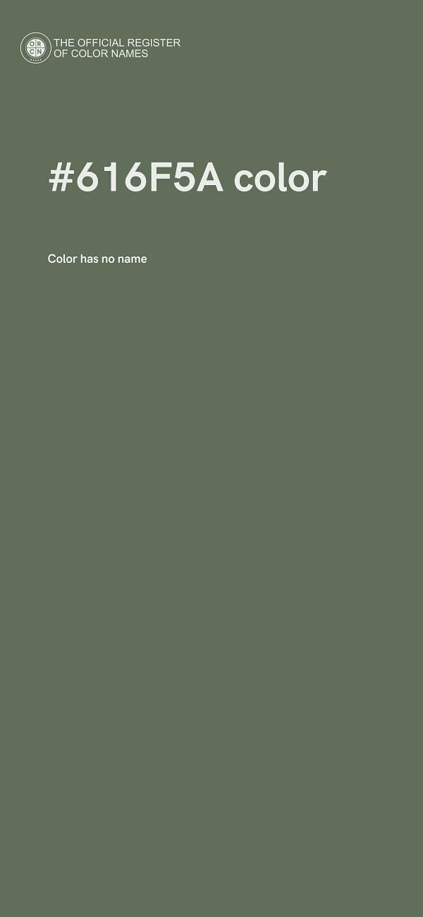 #616F5A color image