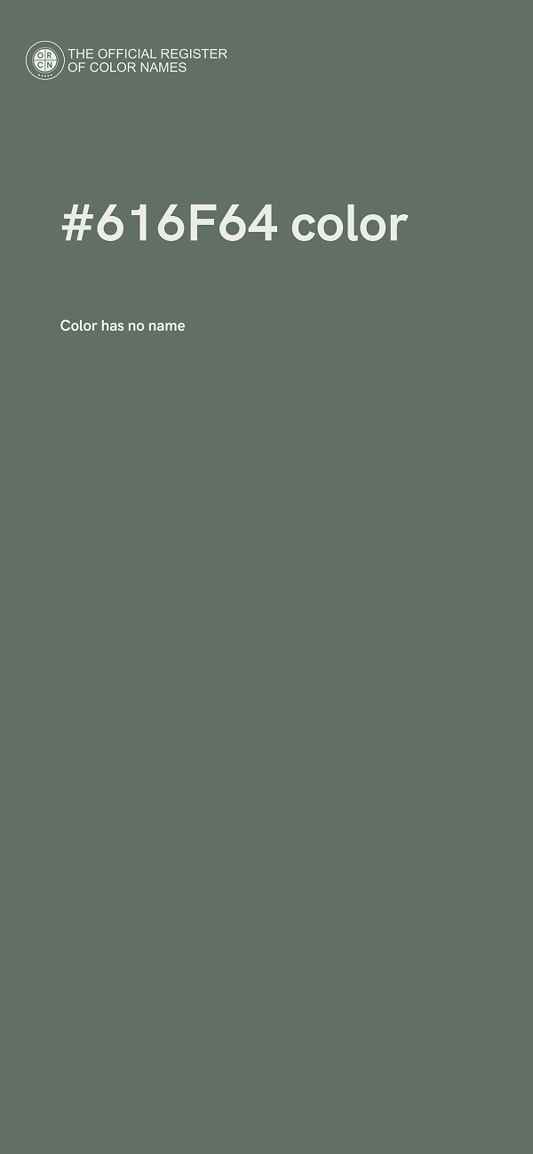 #616F64 color image