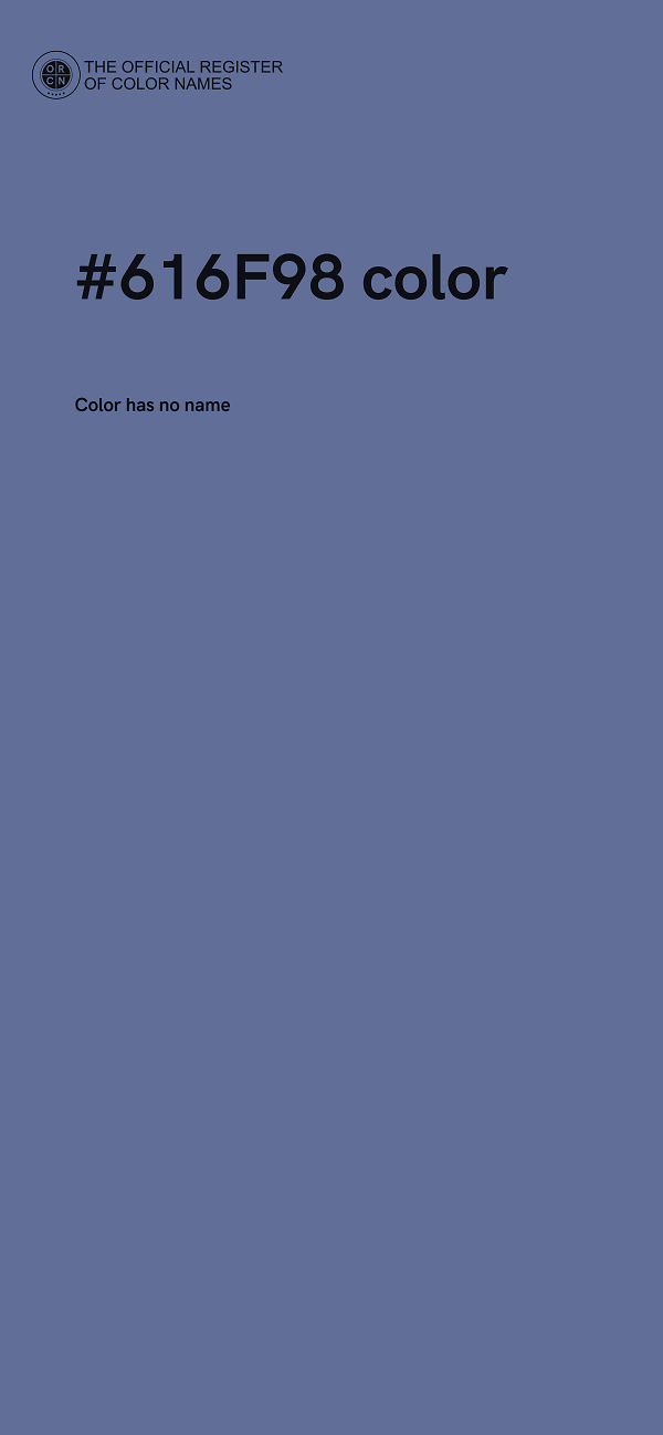 #616F98 color image
