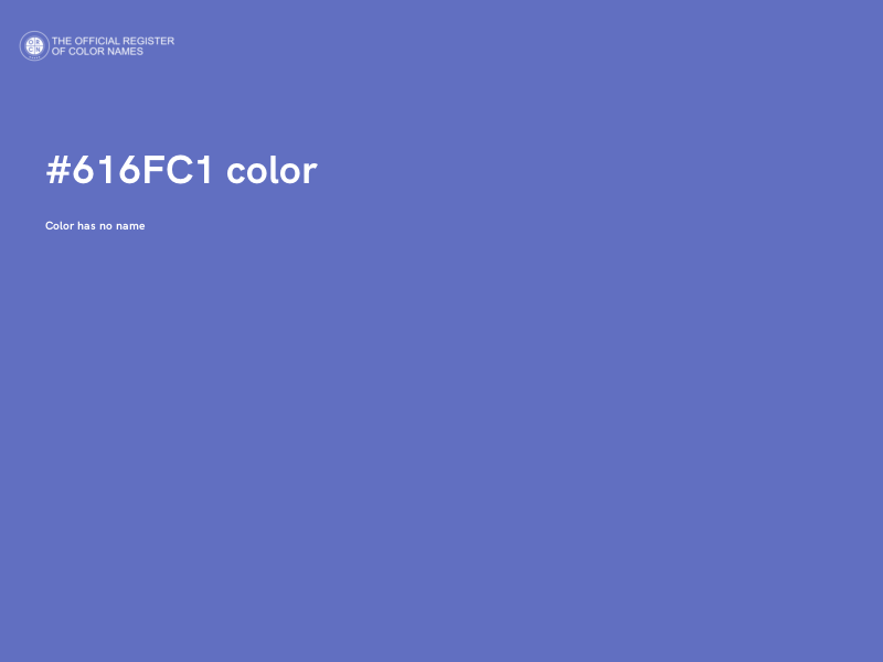 #616FC1 color image