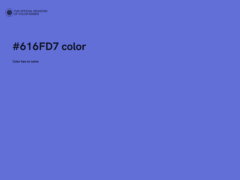 #616FD7 color image