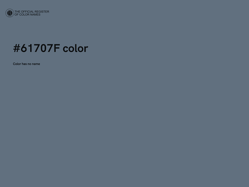 #61707F color image