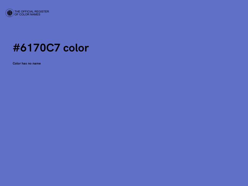 #6170C7 color image