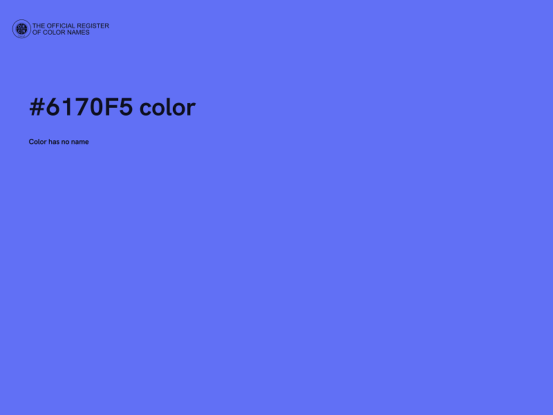 #6170F5 color image