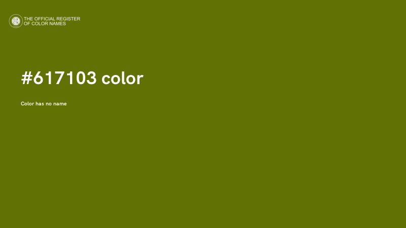 #617103 color image