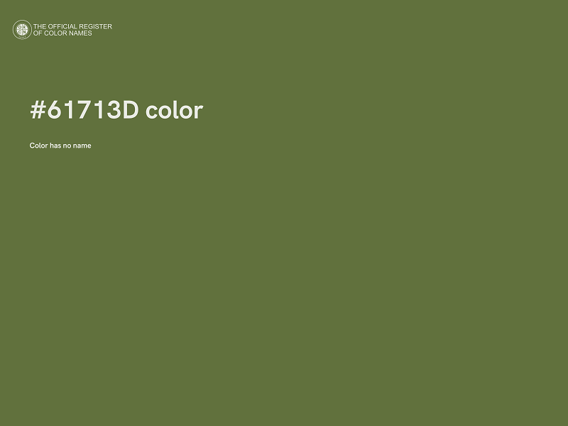 #61713D color image