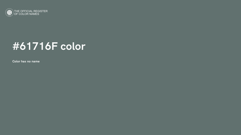 #61716F color image