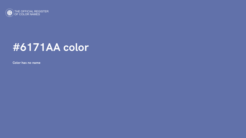 #6171AA color image
