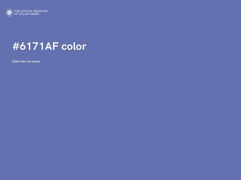 #6171AF color image
