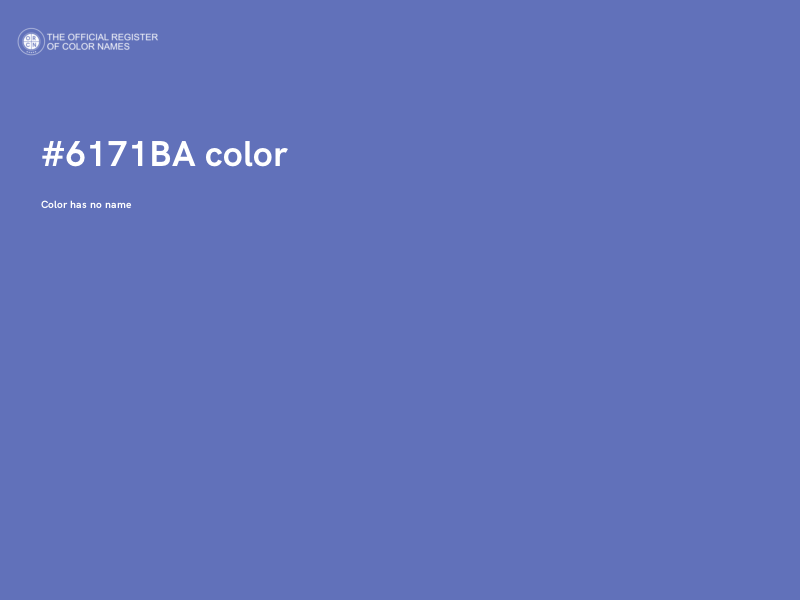#6171BA color image