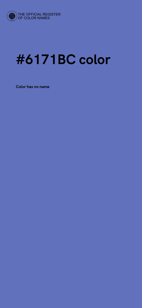 #6171BC color image