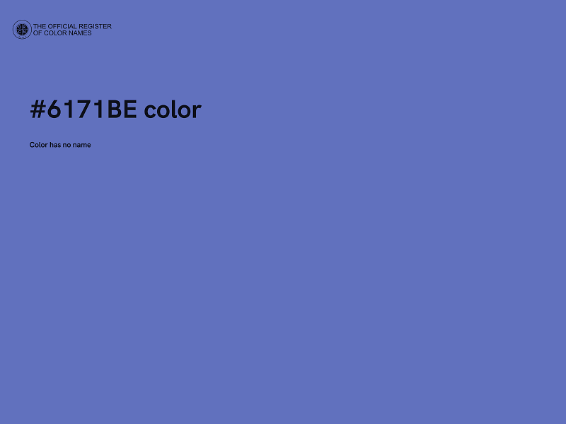 #6171BE color image