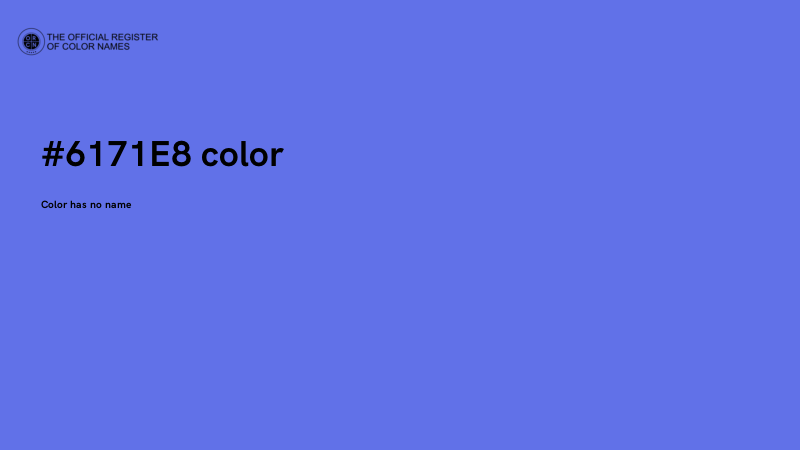 #6171E8 color image