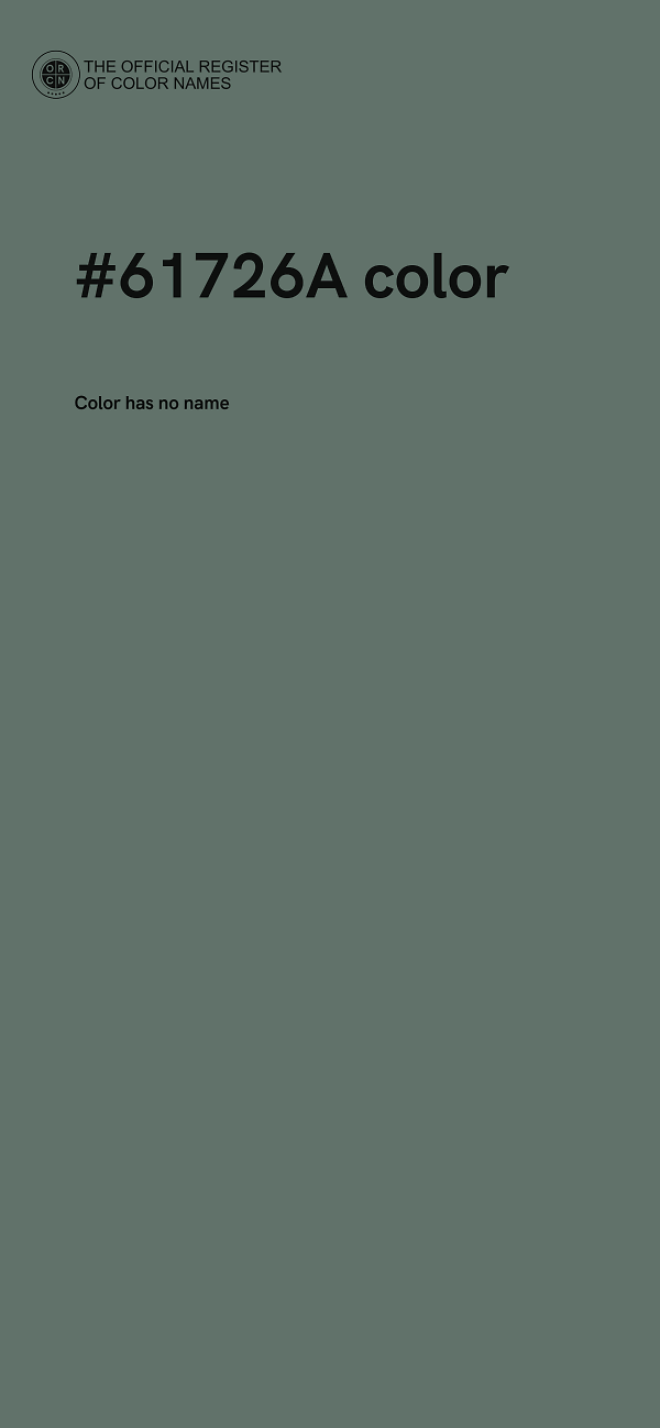 #61726A color image