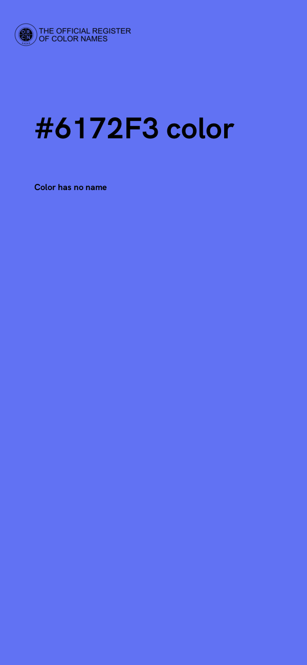 #6172F3 color image
