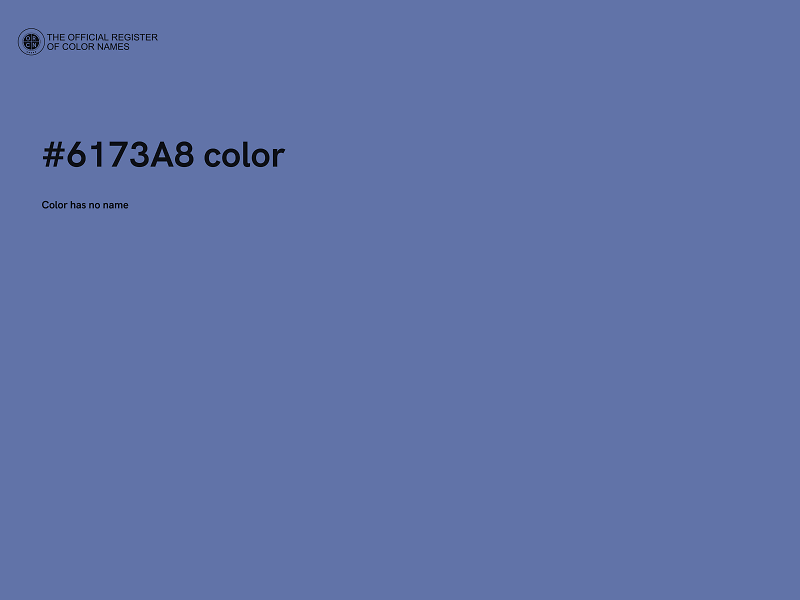 #6173A8 color image
