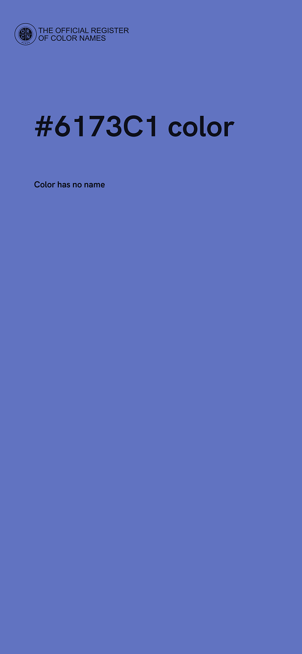 #6173C1 color image