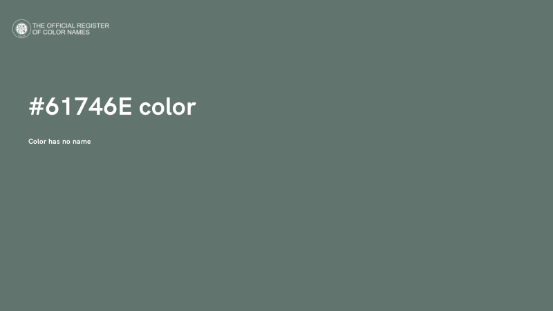 #61746E color image