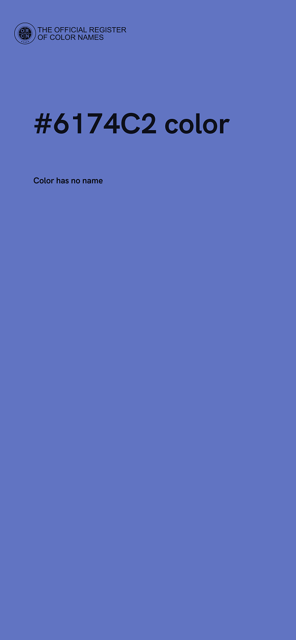 #6174C2 color image