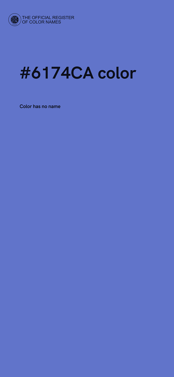#6174CA color image