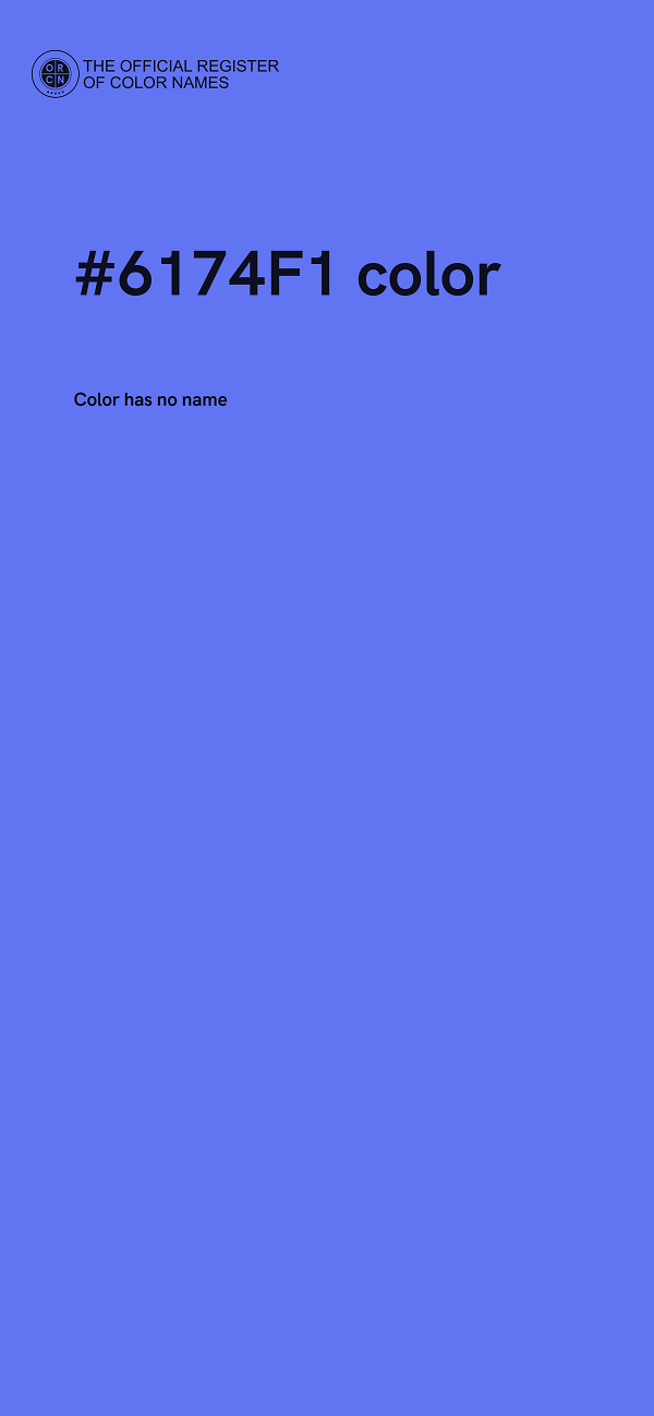 #6174F1 color image