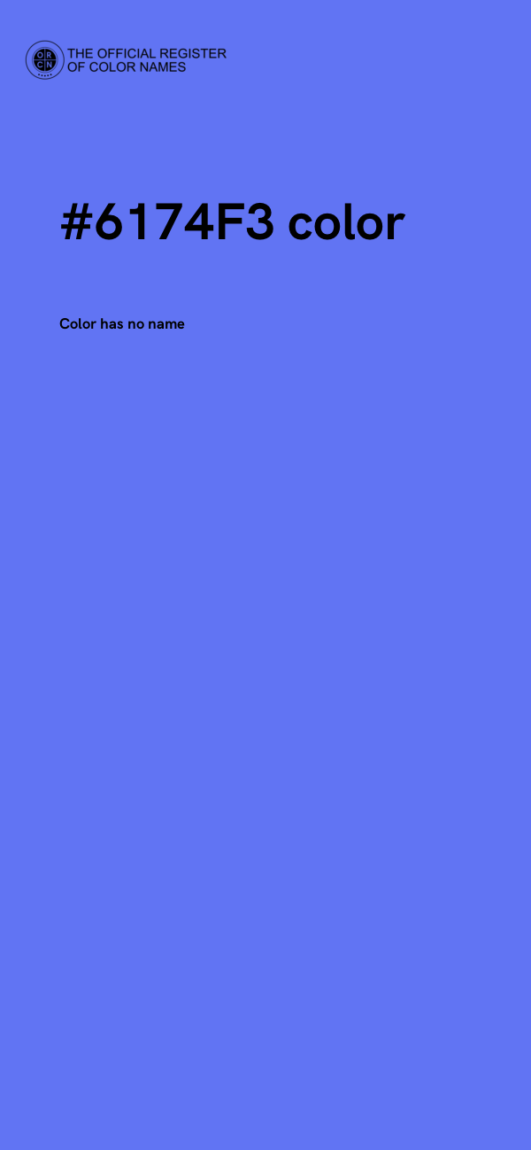 #6174F3 color image