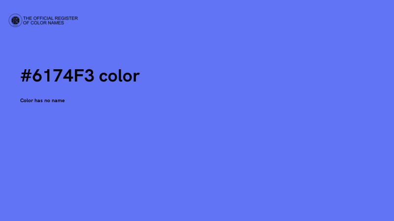 #6174F3 color image