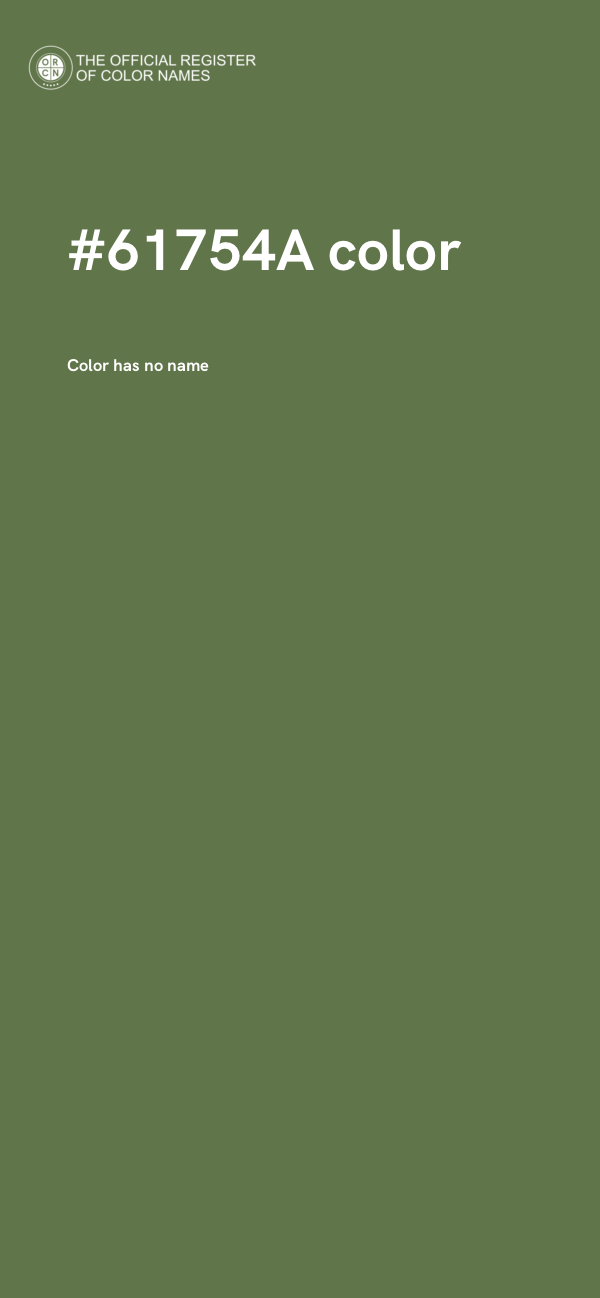 #61754A color image