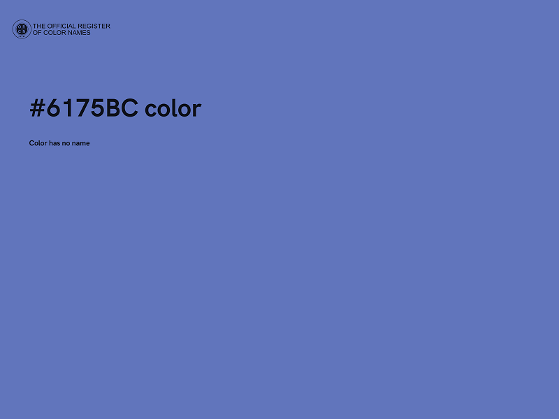 #6175BC color image