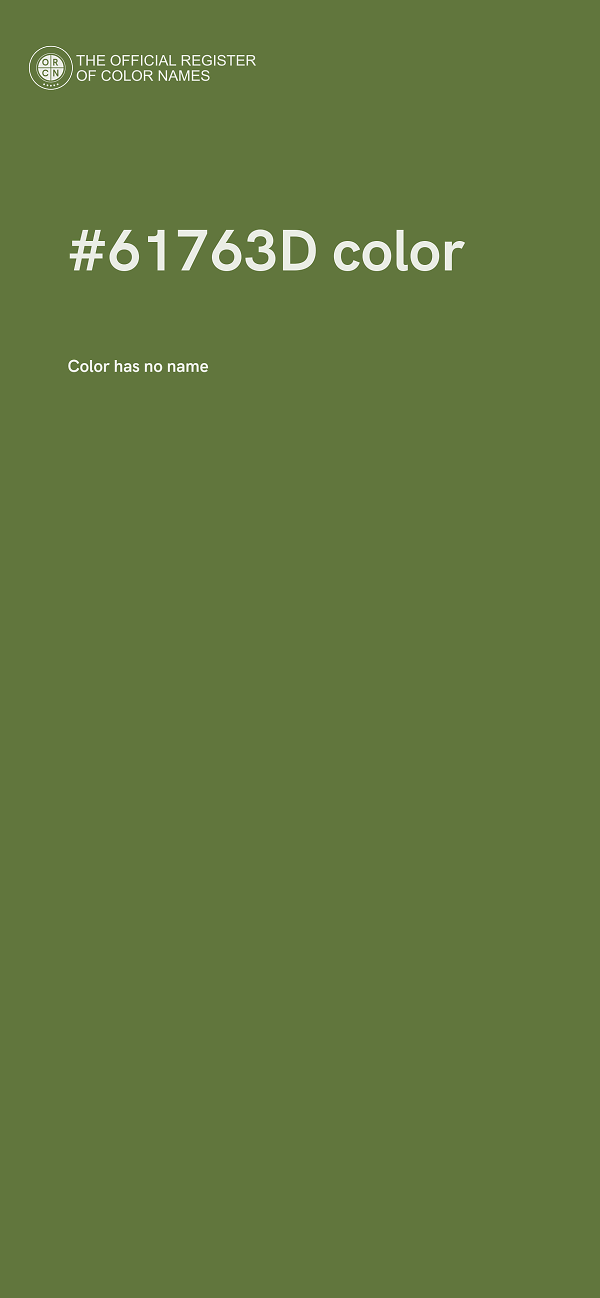 #61763D color image