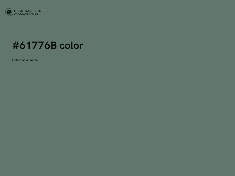#61776B color image