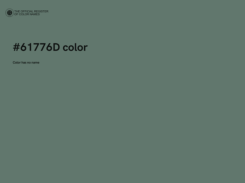#61776D color image