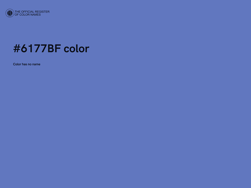 #6177BF color image