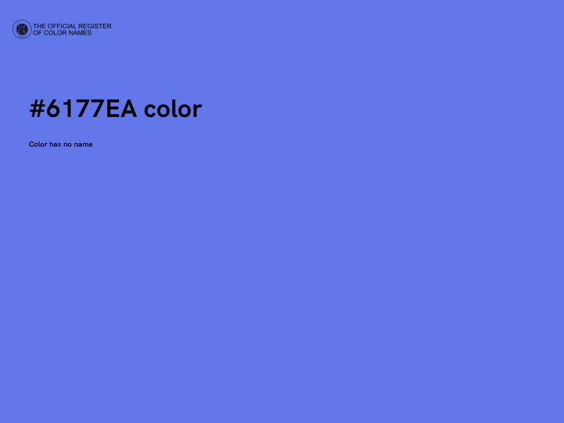 #6177EA color image