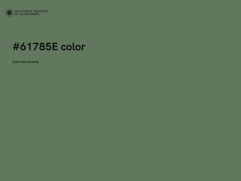 #61785E color image