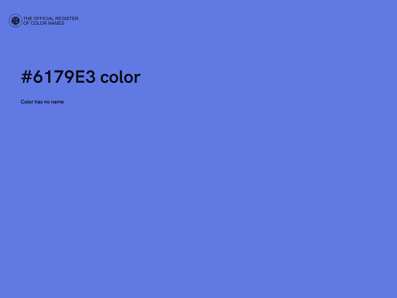 #6179E3 color image