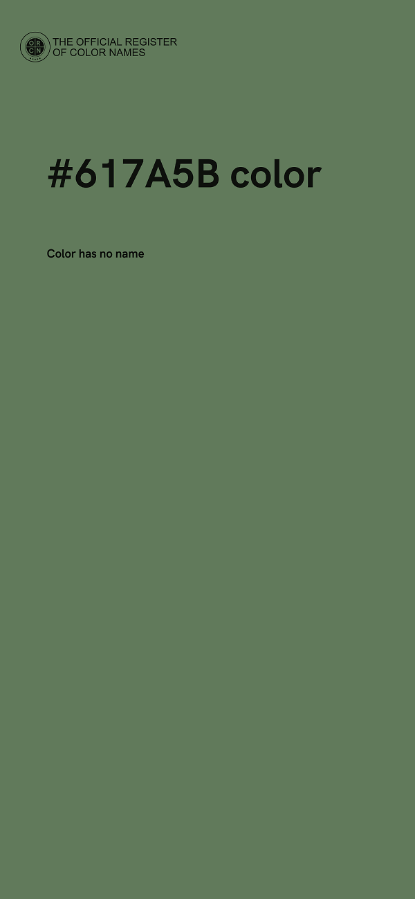 #617A5B color image