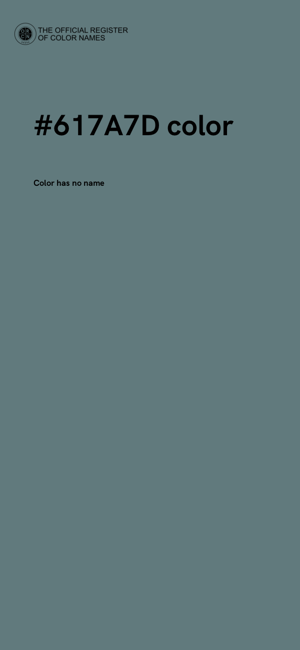 #617A7D color image