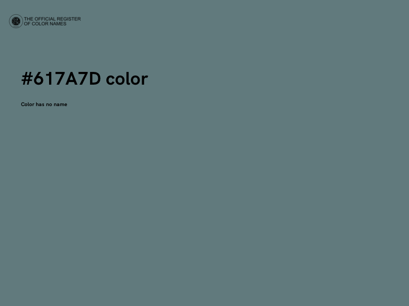 #617A7D color image