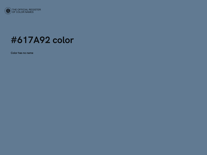 #617A92 color image