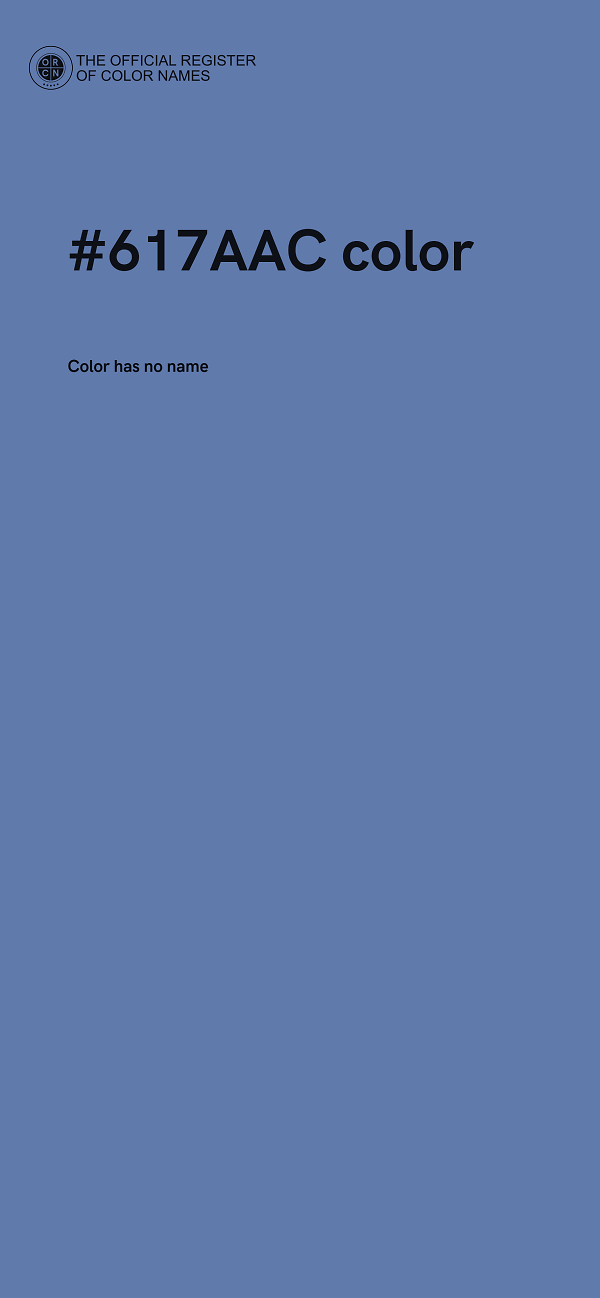 #617AAC color image