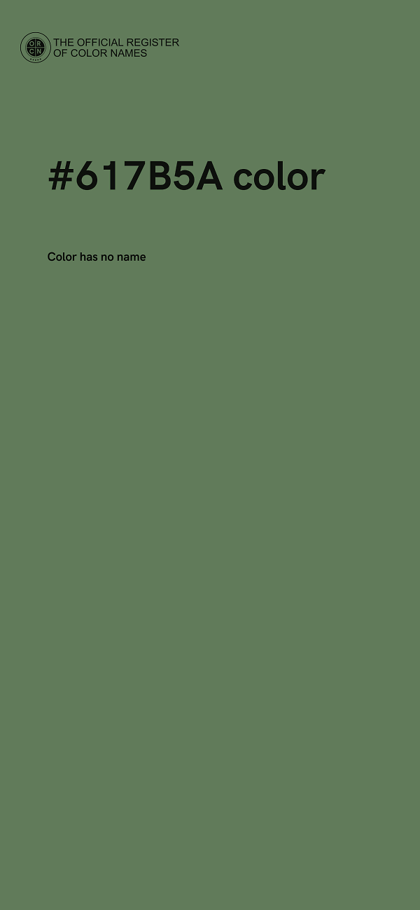 #617B5A color image