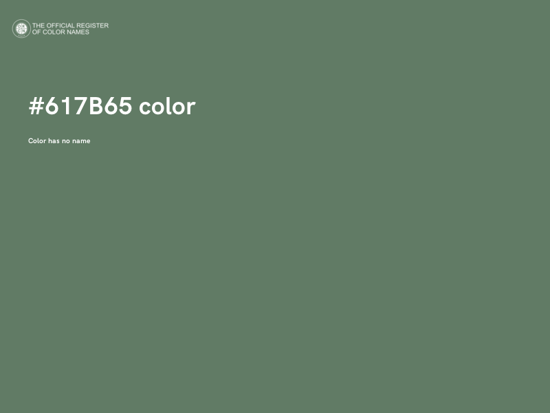 #617B65 color image